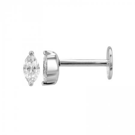 Micro Marquise Flat Back