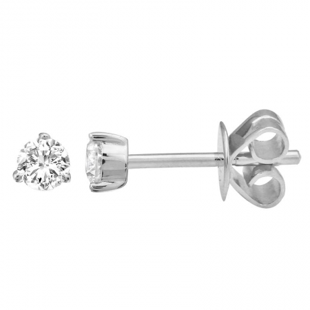 3 Prong Diamond Studs