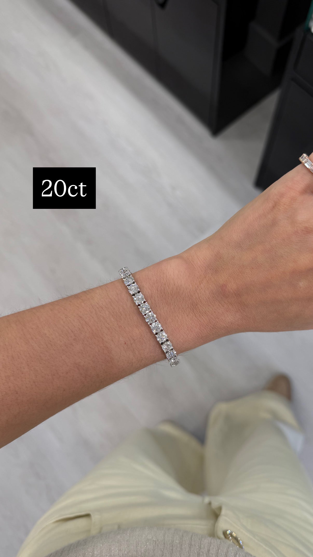 Lab Classic Tennis Bracelet
