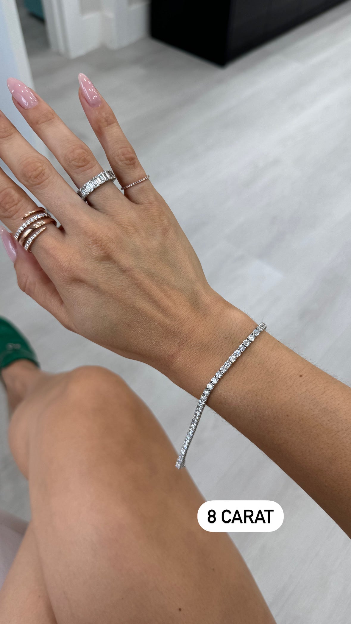 Lab Classic Tennis Bracelet