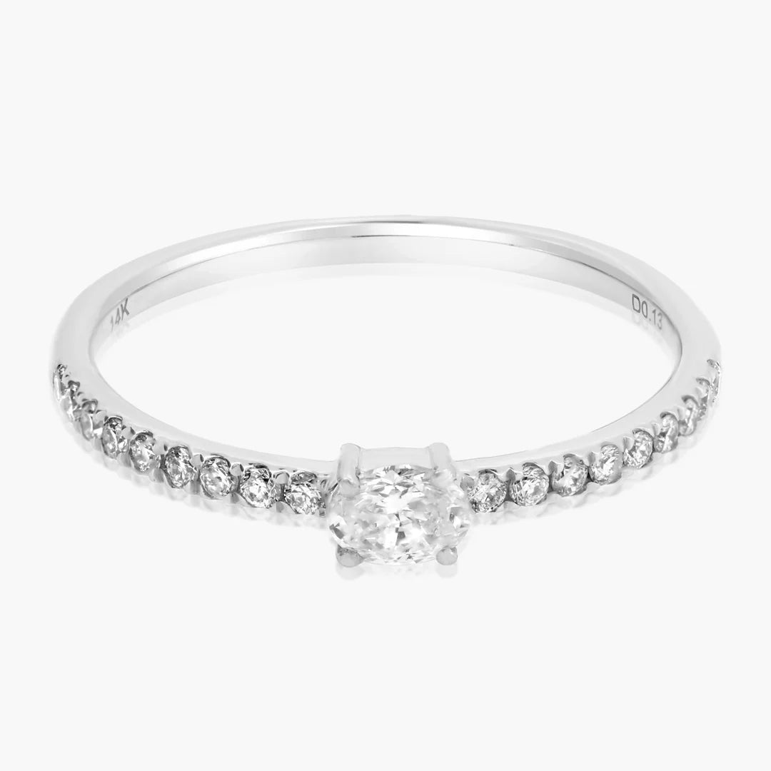 Fancy Cut + Pavé Band Ring