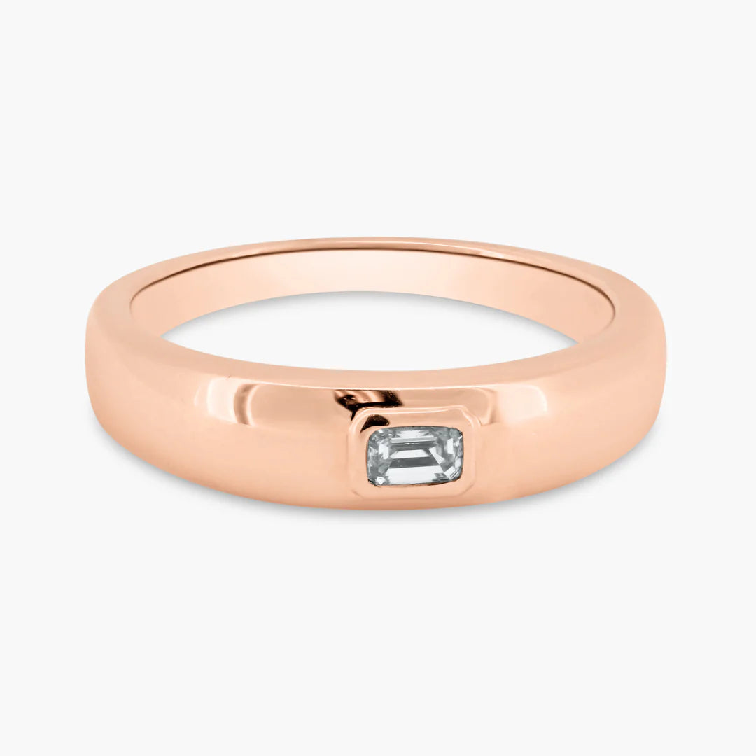 Inlay Diamond Band