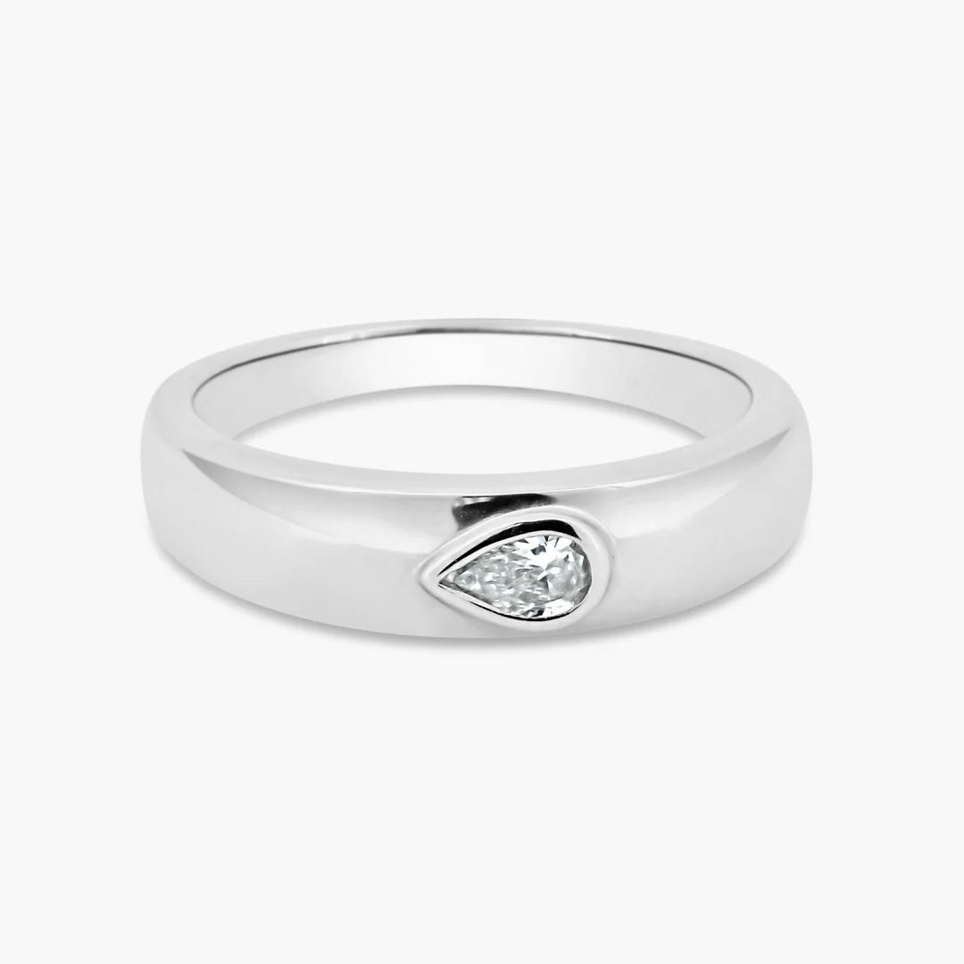 Inlay Diamond Band