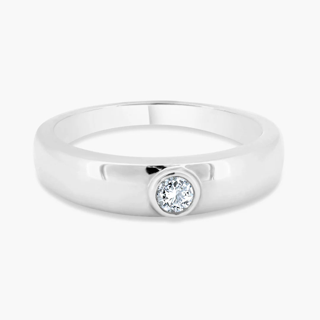 Inlay Diamond Band