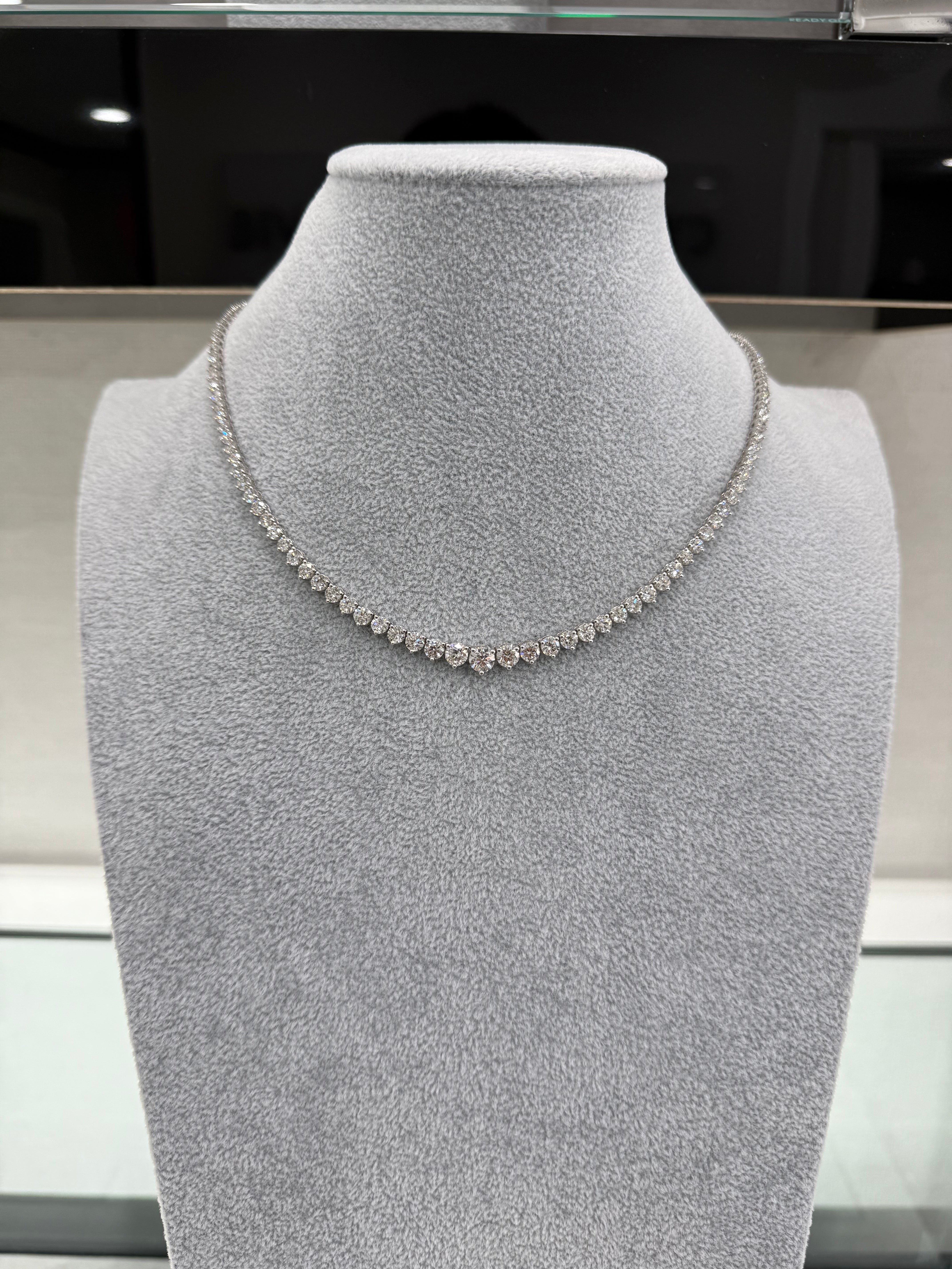 Subtle Lab Riviera Tennis Necklace