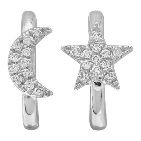 Star + Moon on Huggie