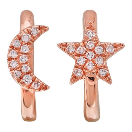 Star + Moon on Huggie
