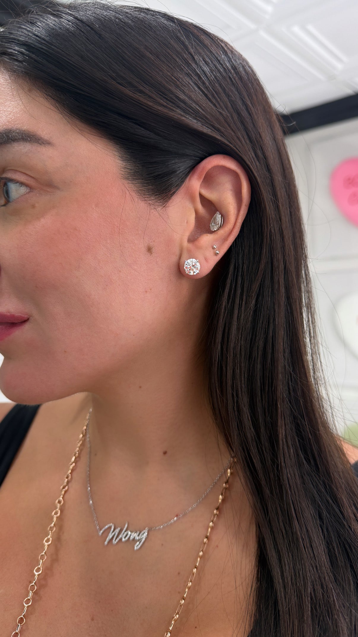 5ct Lab Diamond Studs