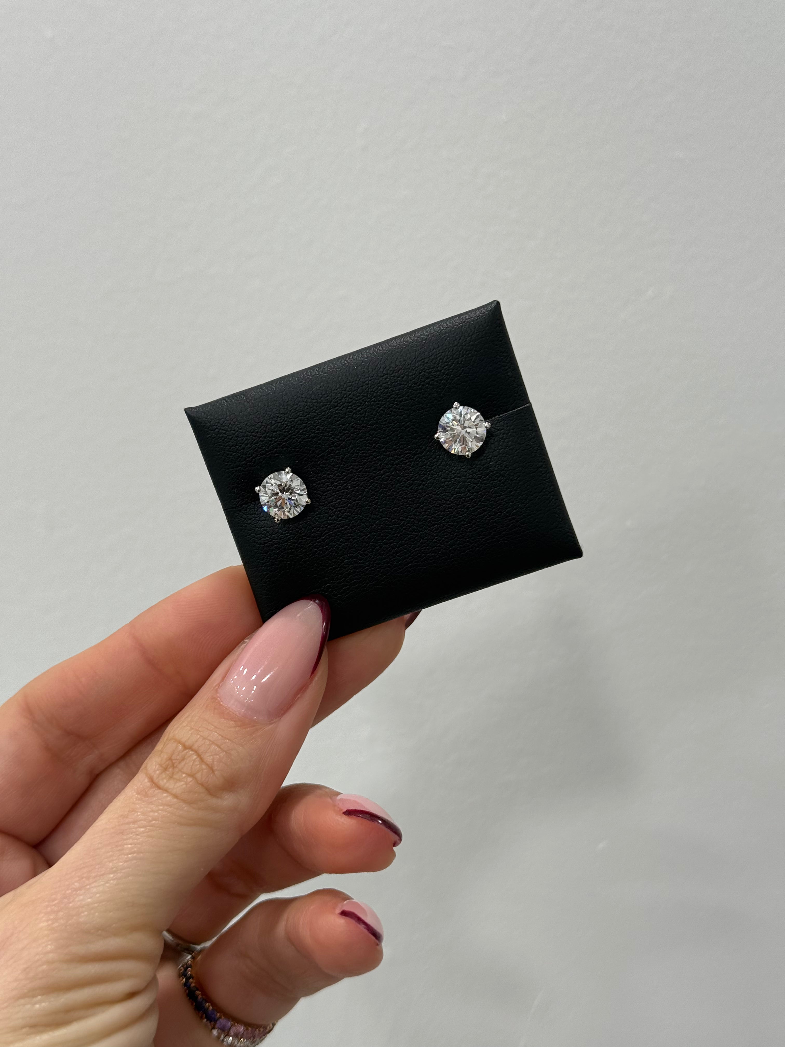 3ct Lab Diamond Studs