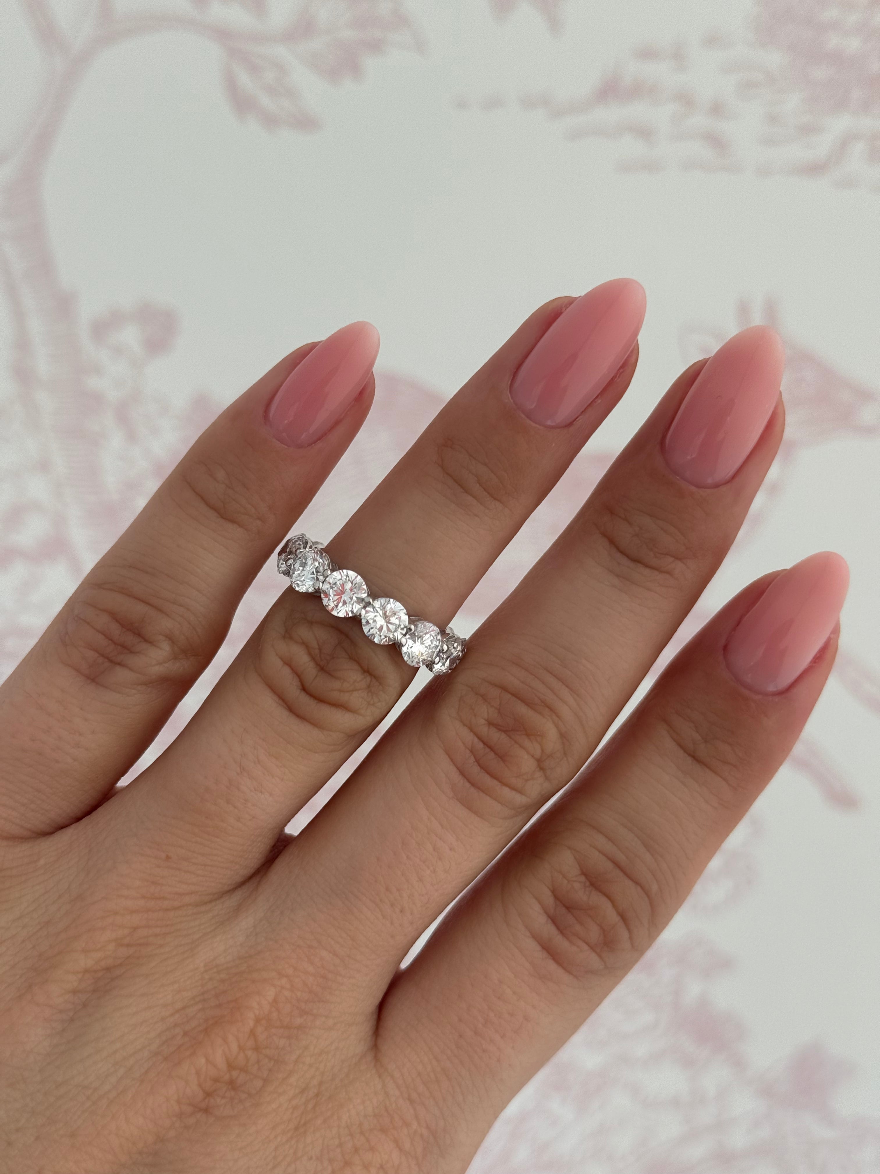XL Round Diamond Eternity Band