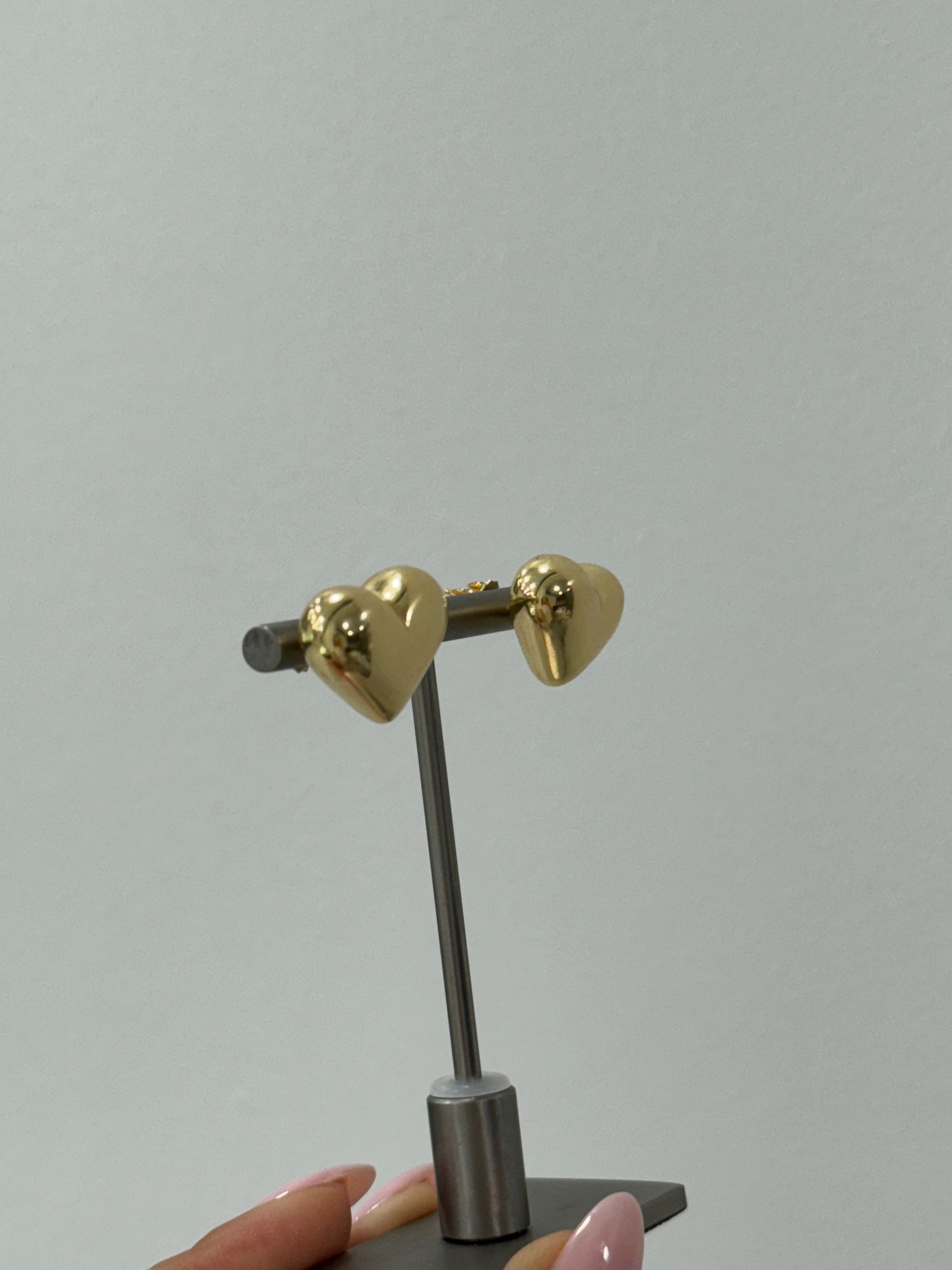 Puffy Heart Earrings