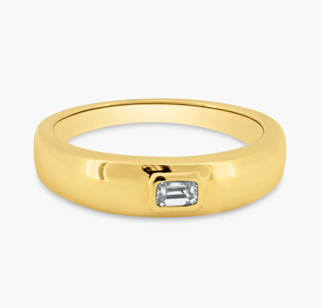 Inlay Diamond Band