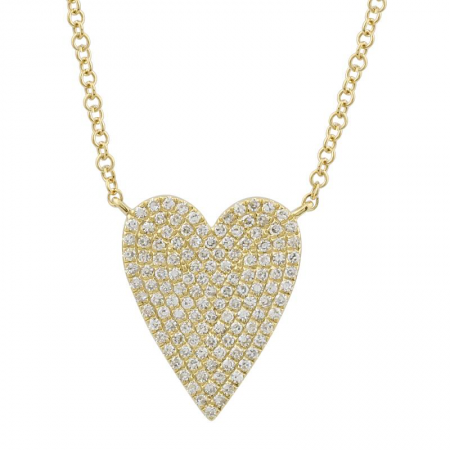 Pavé Heart Necklace
