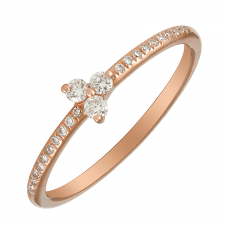 Mini Trio Diamond Ring