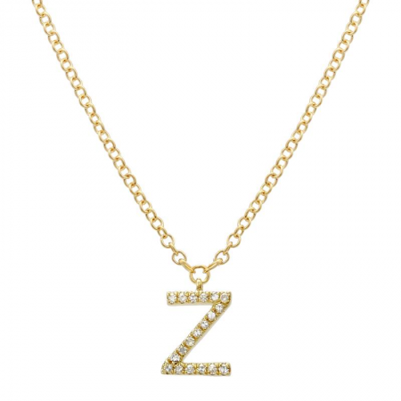 Mini Capital Initial Necklace