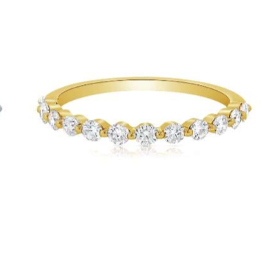 Shared Prong Diamond Band