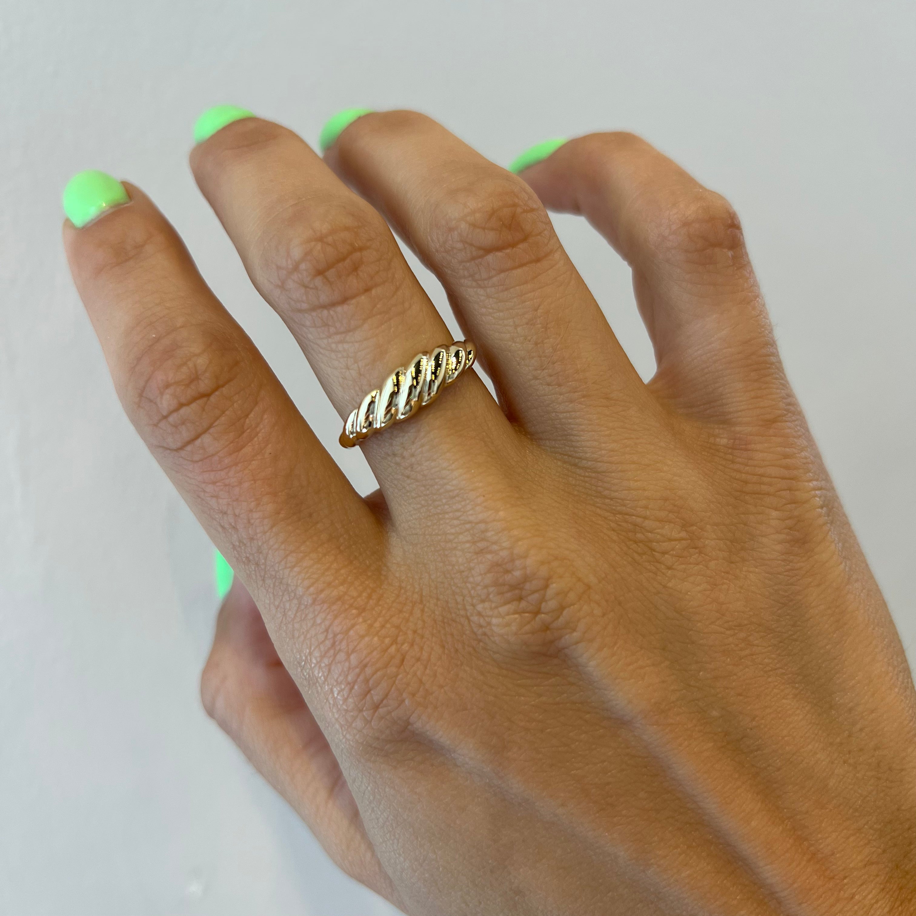 Gold Twist Ring
