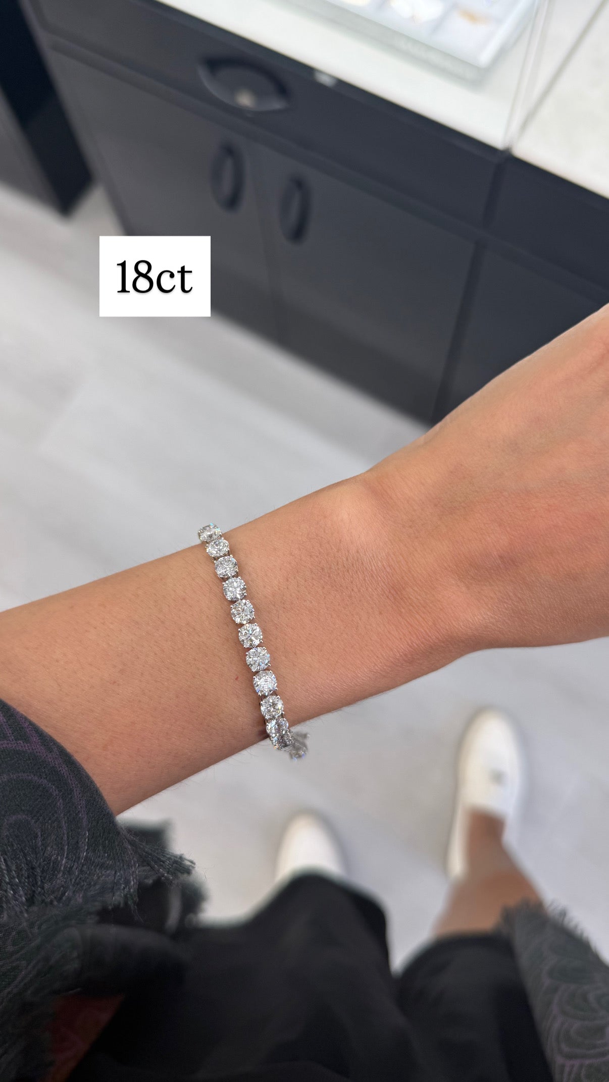 Lab Classic Tennis Bracelet