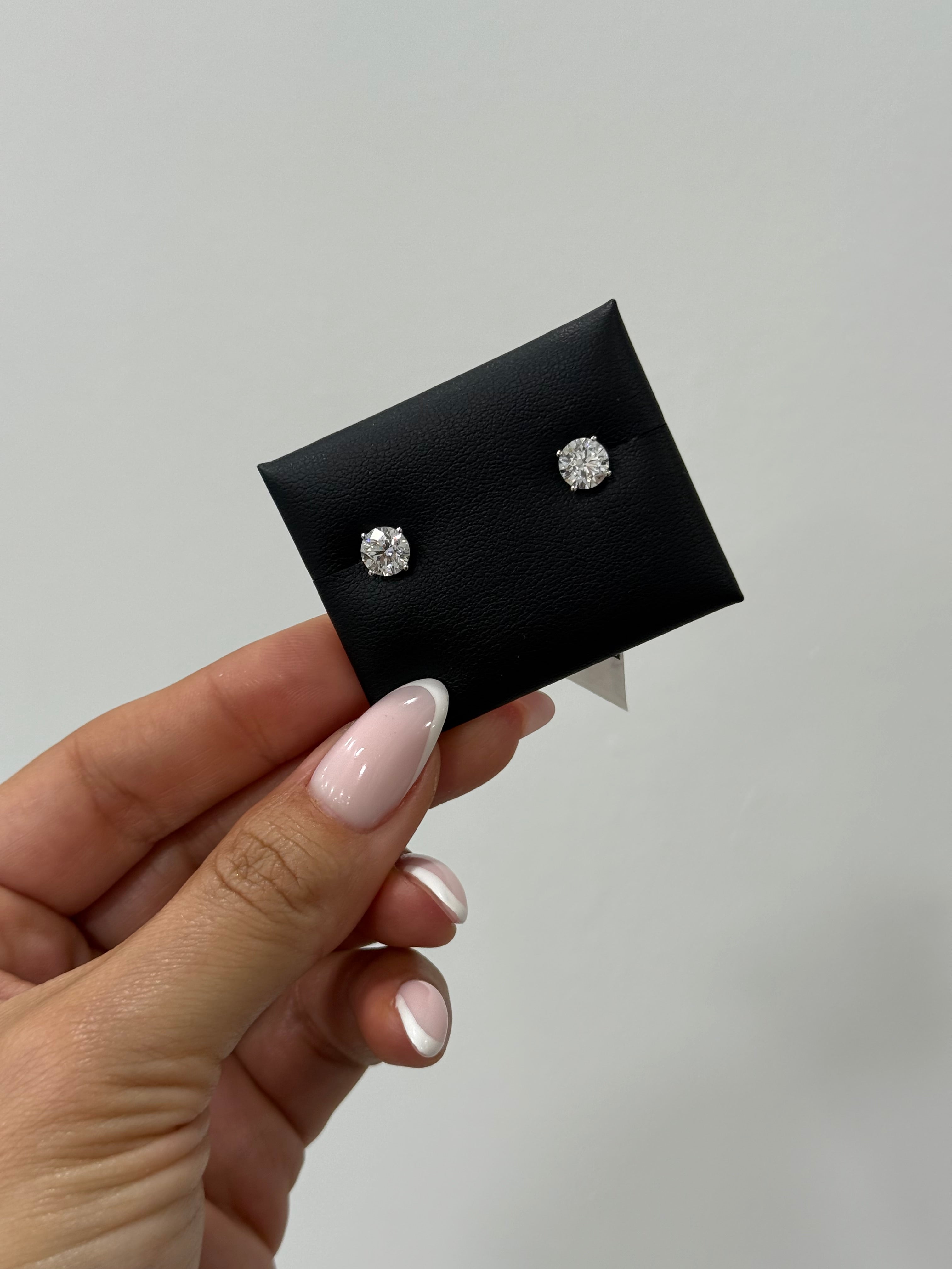 2ct Lab Diamond Studs