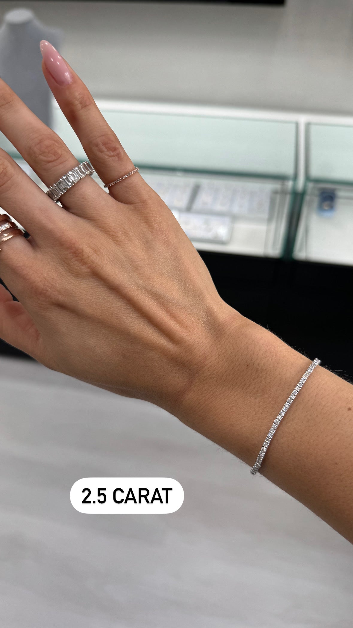 Lab Classic Tennis Bracelet