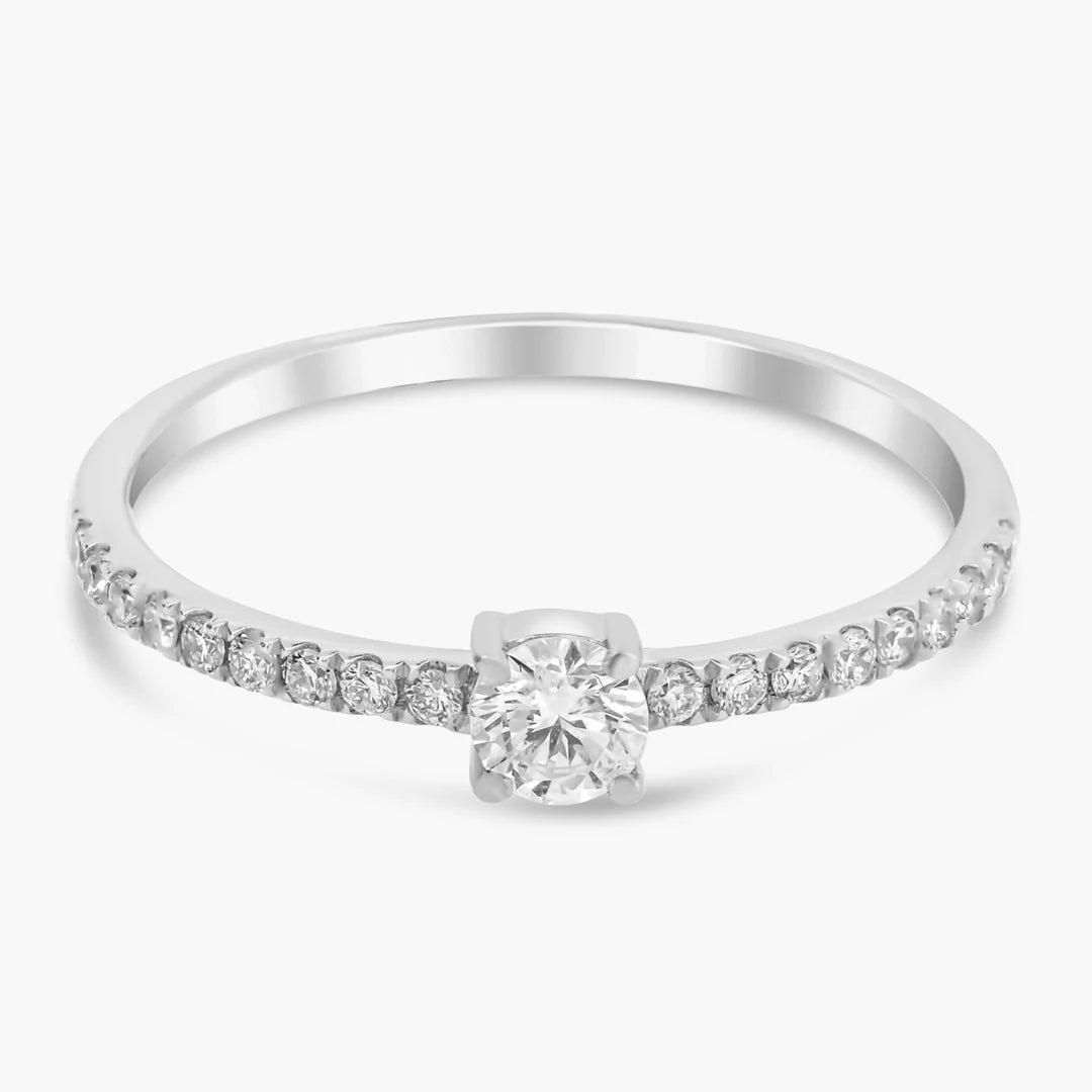 Fancy Cut + Pavé Band Ring