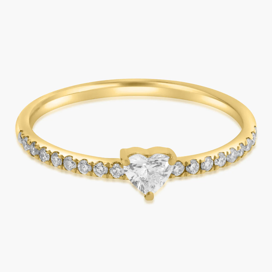 Fancy Cut + Pavé Band Ring