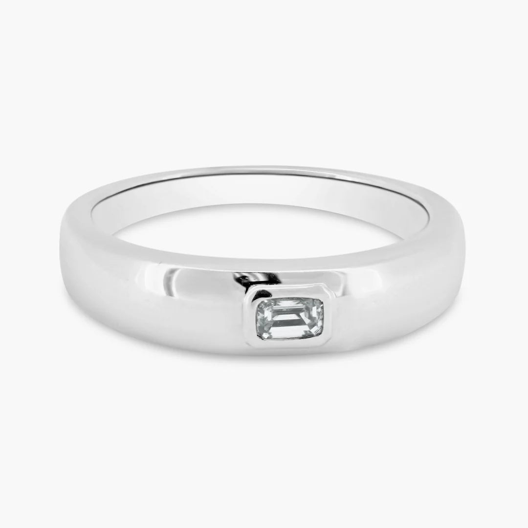 Chunky Fancy Cut Dome Ring