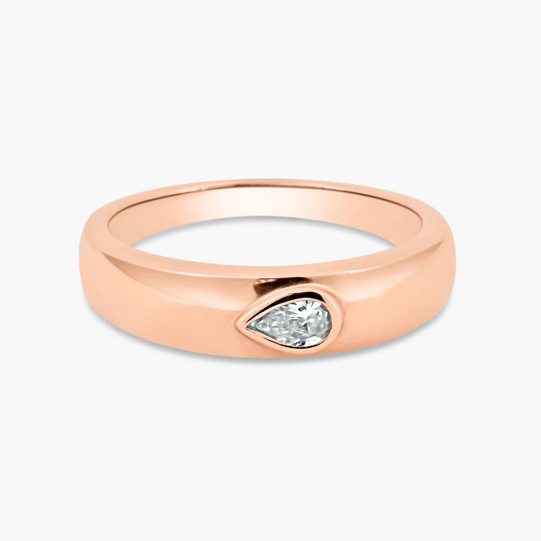 Inlay Diamond Band