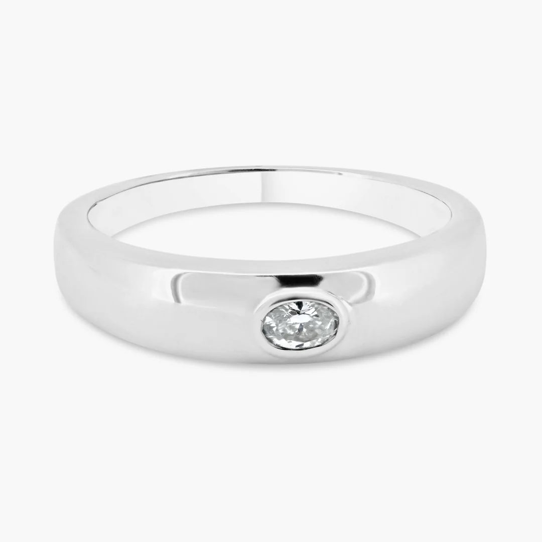 Inlay Diamond Band
