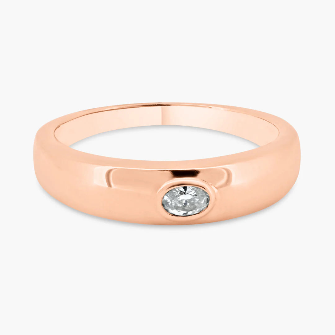 Inlay Diamond Band