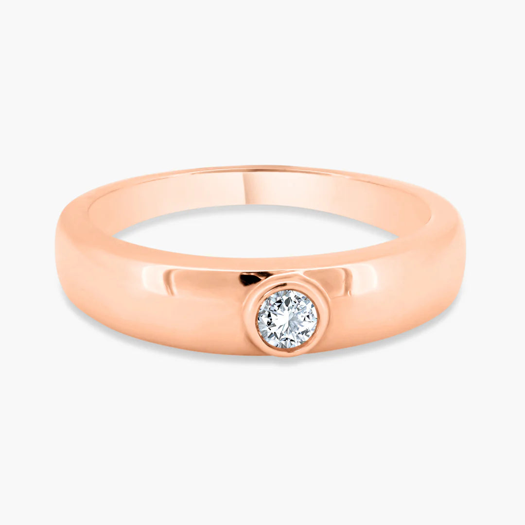 Inlay Diamond Band