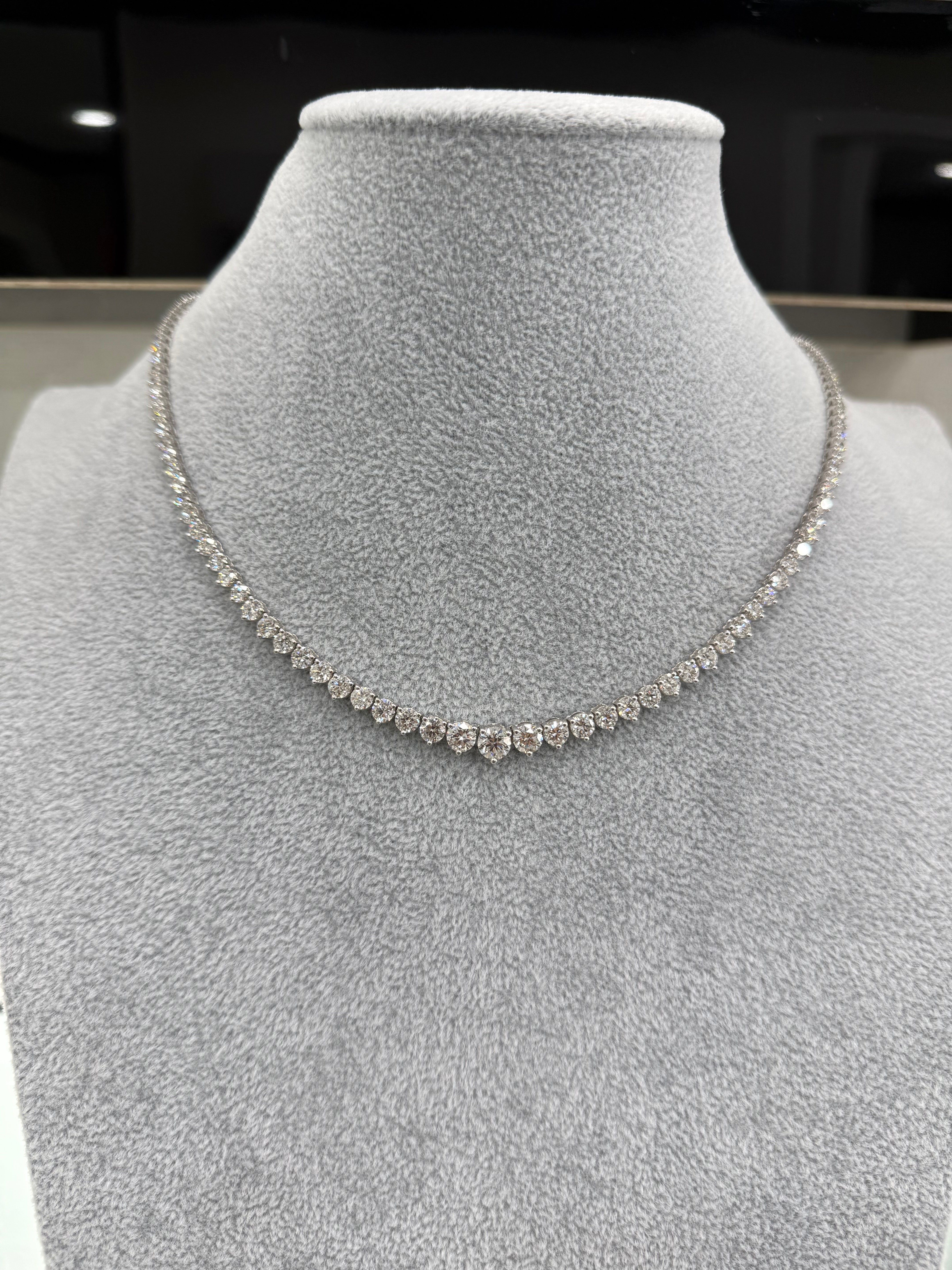 Subtle Lab Riviera Tennis Necklace