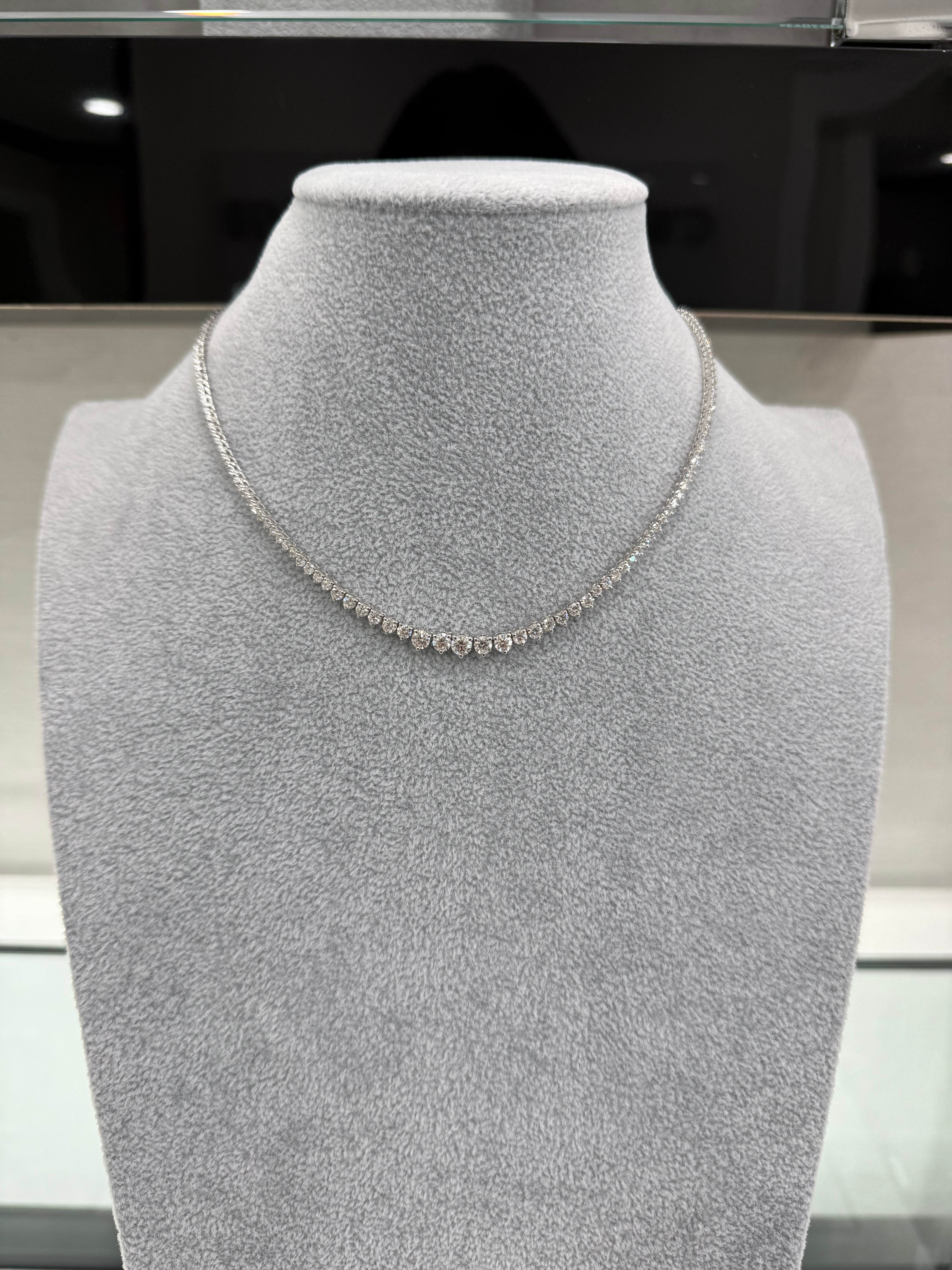 Subtle Lab Riviera Tennis Necklace