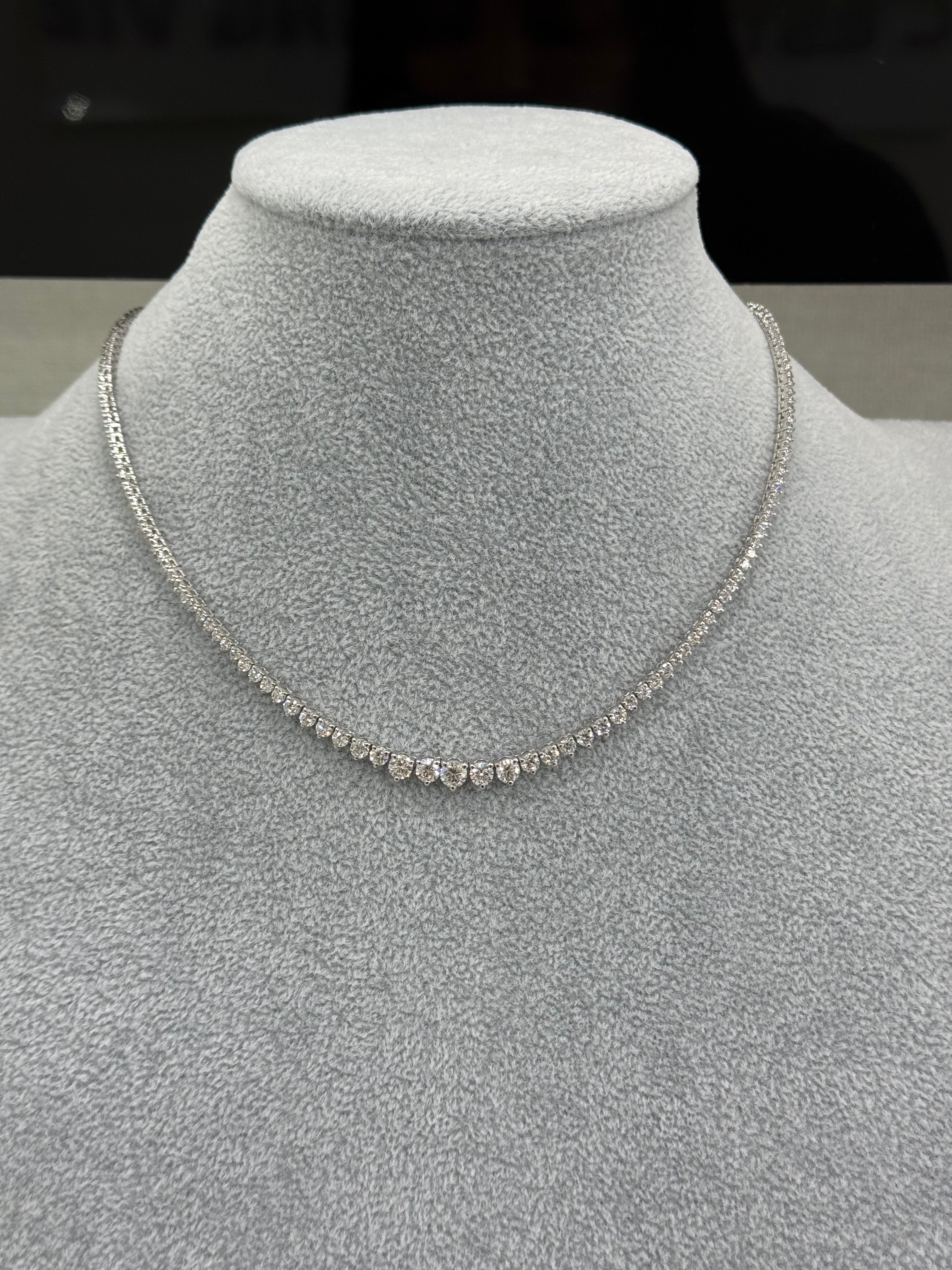 Subtle Lab Riviera Tennis Necklace