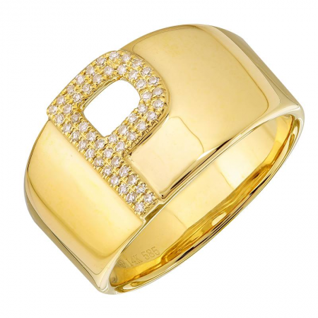 Initial Cigar Ring