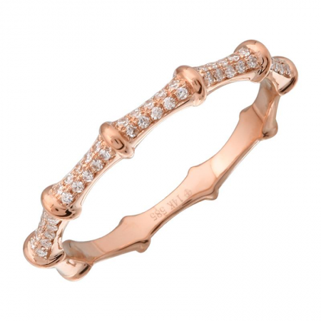 Pavé Bamboo Ring