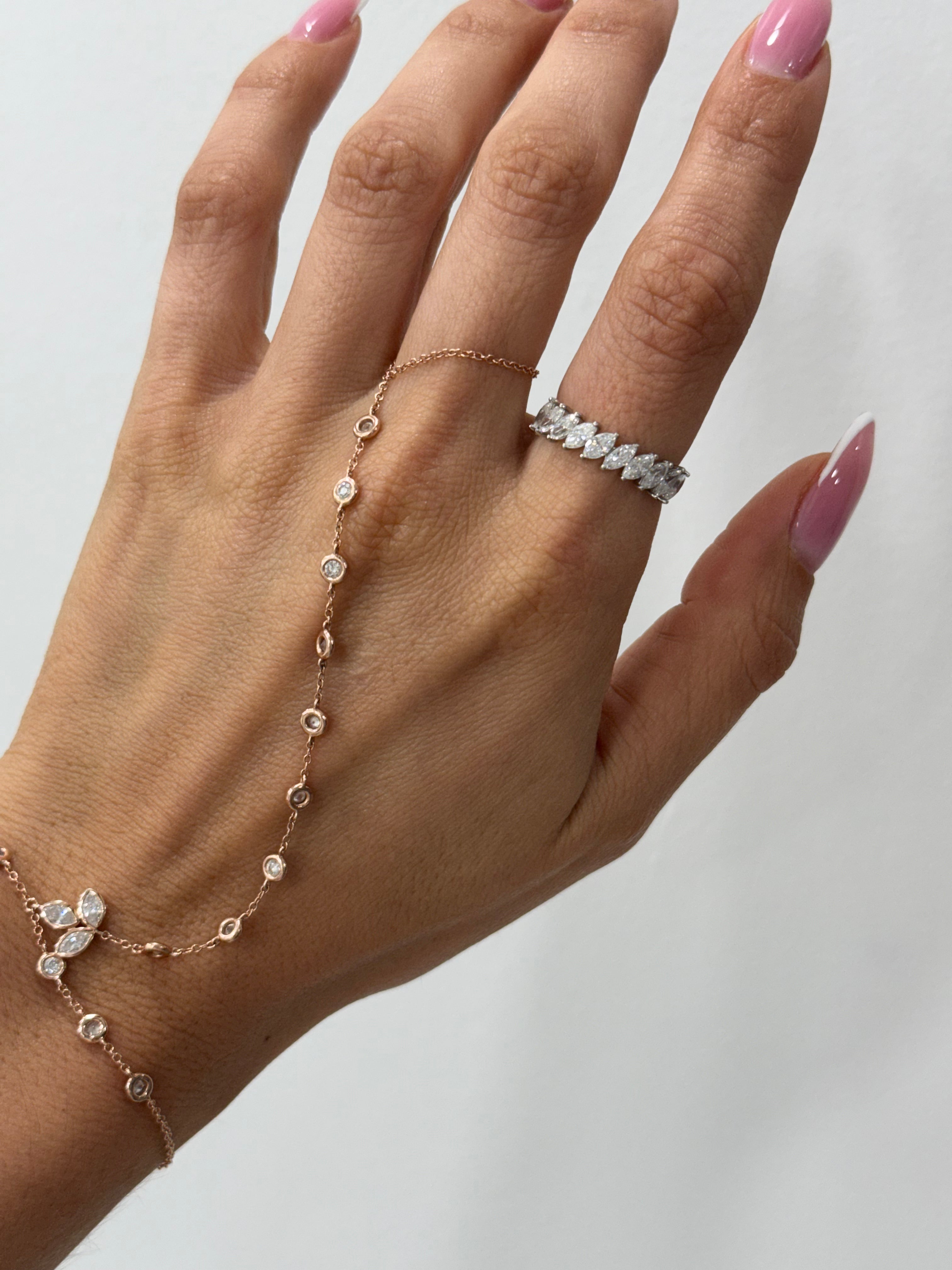 Marquise Diamond Band