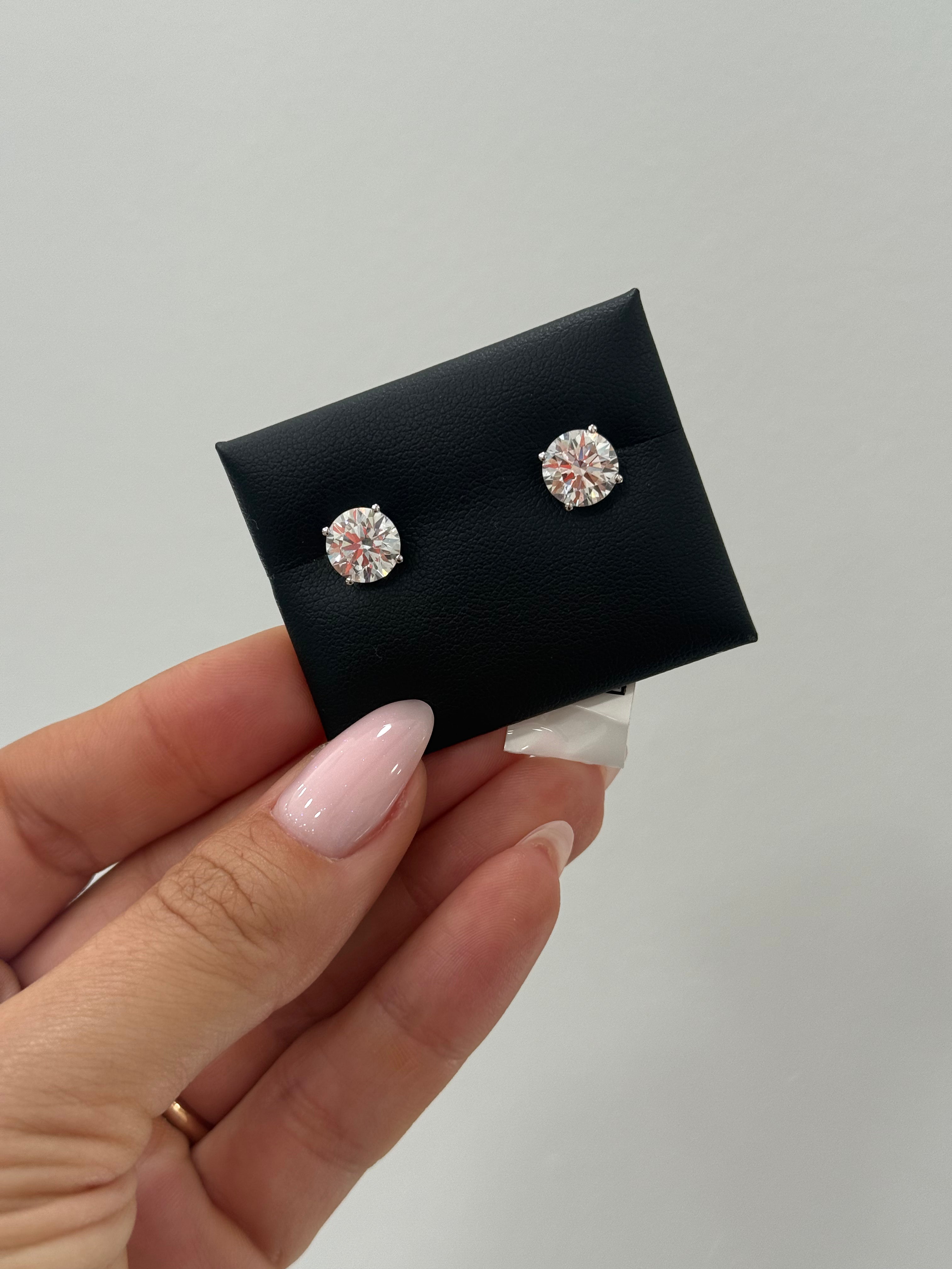 5ct Lab Diamond Studs