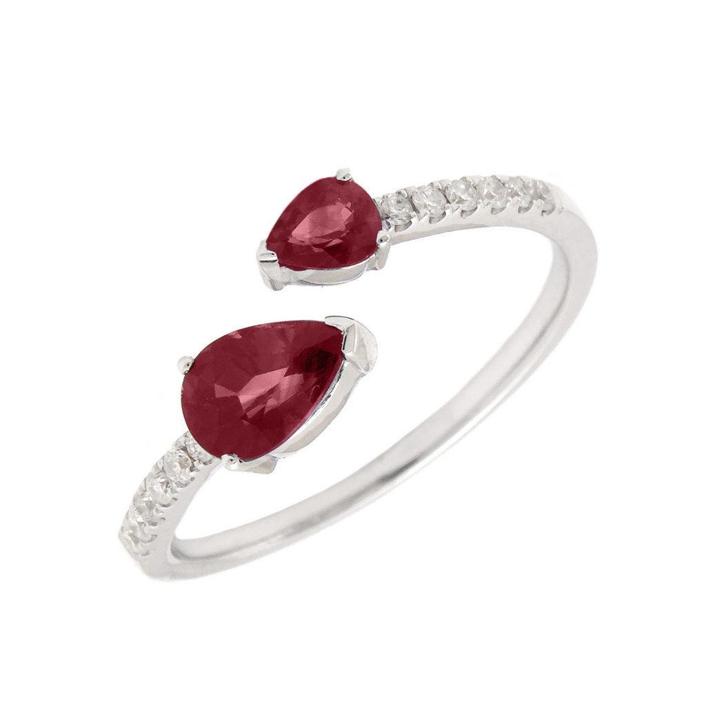 Double Pear Wrap Ring