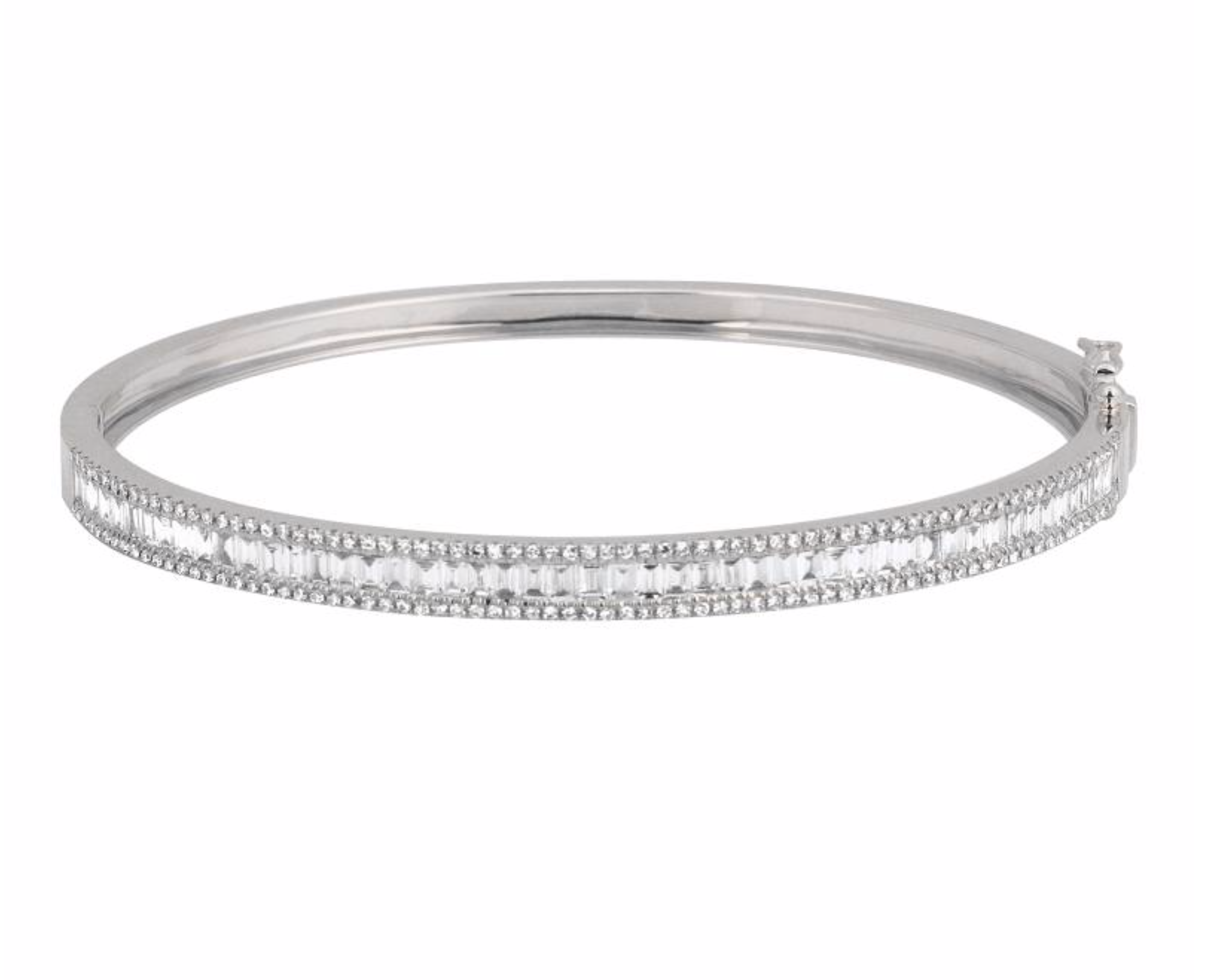 Baguette Filled Bangle