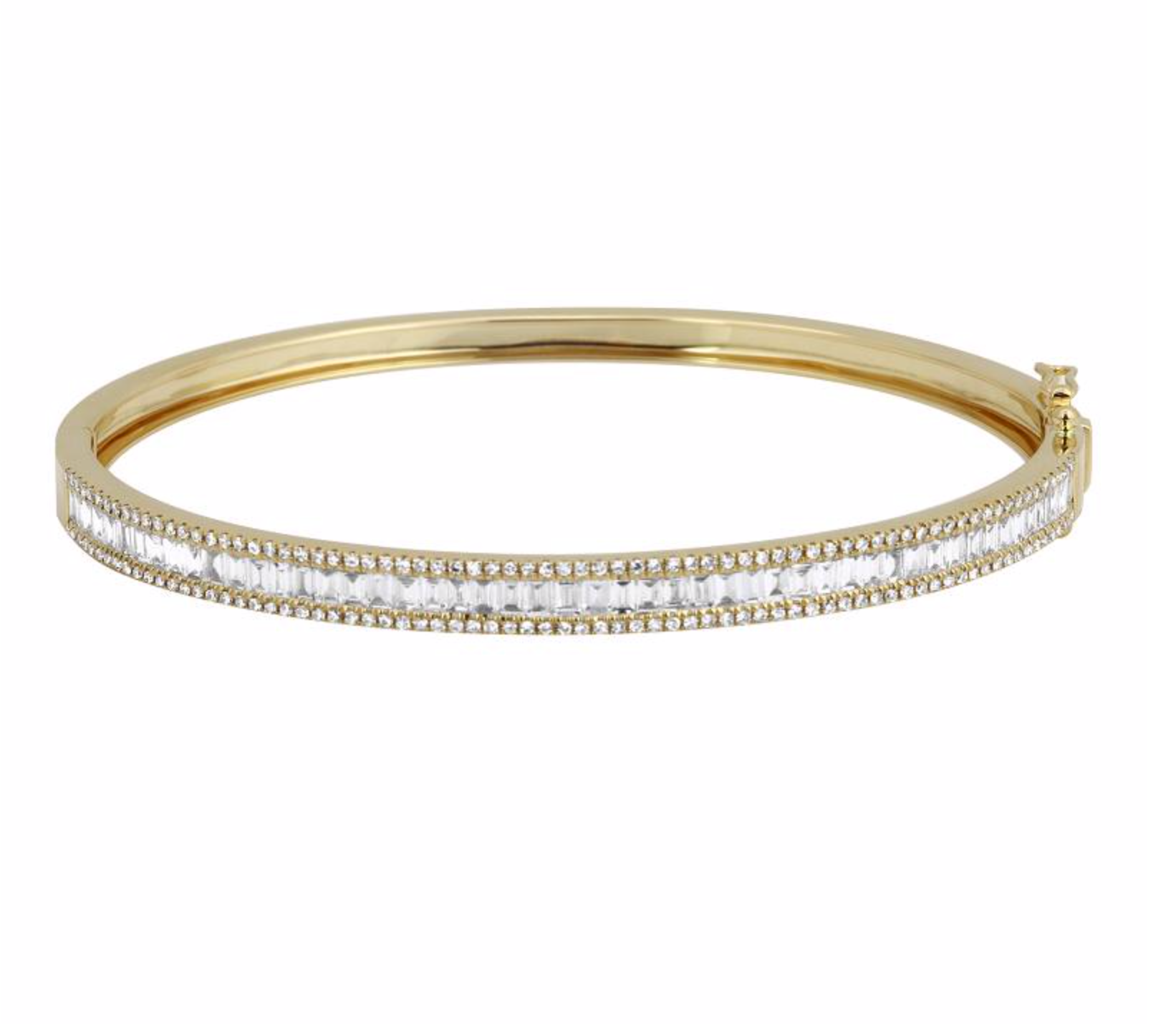 Baguette Filled Bangle