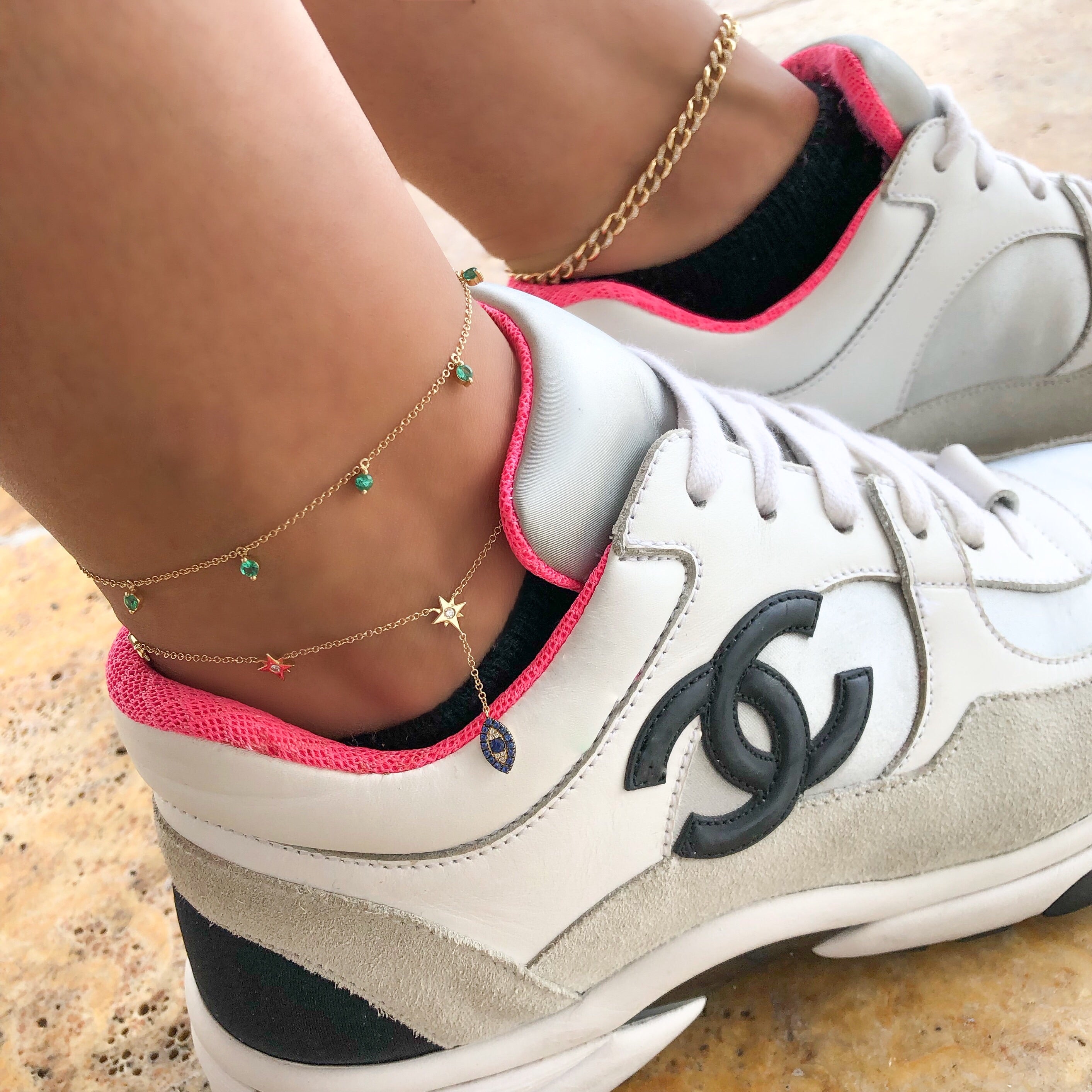 Gemstone Anklet